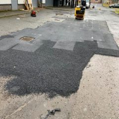 Lee Surfacing car wash overlay tidy up - Bishopbriggs